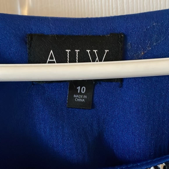 AUW plisse sundress flowy summer spring - Picture 3 of 8